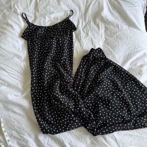 My-michelle Women's Black and White Dress